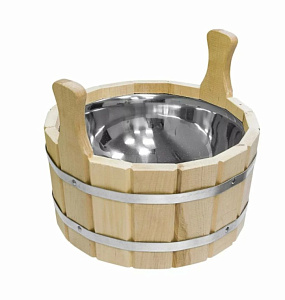 Шайка 5 л с нержавеющей вкладкой ЛТ-12