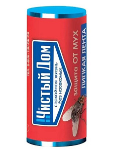 инсектицид Липкая лента от мух,  (1 шт)   - (12 уп по 120 шт/уп) 1 440 шт/кор /14601826018427/