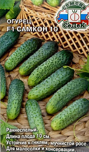 Огурец_Самкон 10 F1_0,04_г._Седек