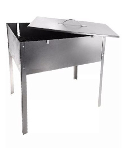 Мангал-коптильня Эконом без шампуров ( коробка )