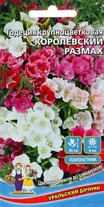 Годеция_Королевский Размах см (крупноцветковая)_0,04_г._Уральский Дачник