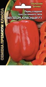 Перец_Мегатон Красный F1_12_шт._Уральский Дачник