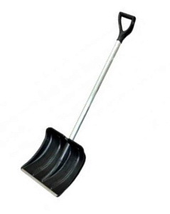 Лопата снег. пластмассовая ВЬЮГА № 2 с алюминиевым черенком и V-руч.