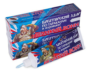 «Великий Воин гель»: средство против тараканов и домашних муравьев